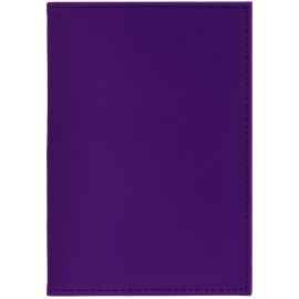 Обложка для паспорта Shall, фиолетовая, Цвет: фиолетовый