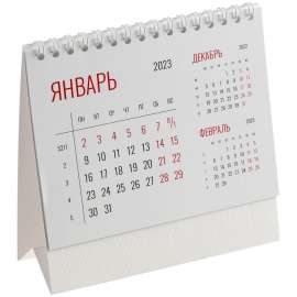 Календарь настольный Datio, белый, Цвет: белый