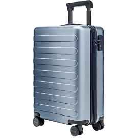 Чемодан Rhine Luggage, серо-голубой, Цвет: голубой, серый, Объем: 38