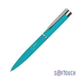 Ручка шариковая 'Alice', покрытие soft touch, бирюзовый, Цвет: бирюзовый