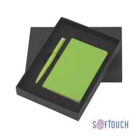 Набор подарочный 'Лорен' с блокнотом А6, покрытие soft touch, Зеленый, Цвет: зеленое яблоко