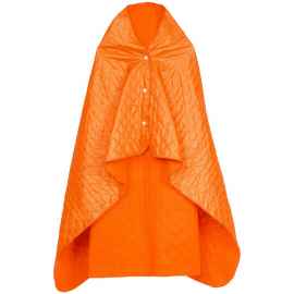 Плед-пончо для пикника SnapCoat, оранжевый, Цвет: оранжевый