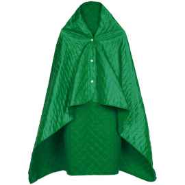 Плед-пончо для пикника SnapCoat, зеленый, Цвет: зеленый