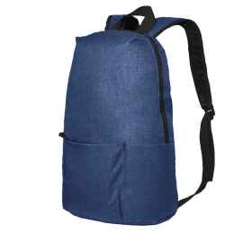 Рюкзак BASIC, синий меланж, 27x40x14 см, oxford 300D, Цвет: синий