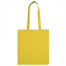 Сумка для покупок MALL, жёлтый, 100% хлопок, 220 гр/м2, 38x42 см, Цвет: желтый