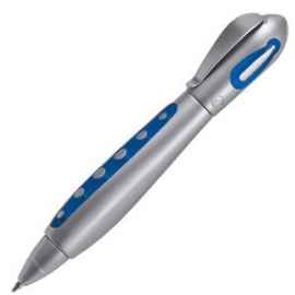 GALAXY, ручка шариковая, синий/хром, пластик/металл, Цвет: синий, серебристый
