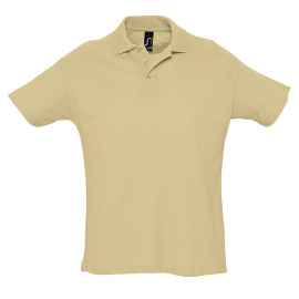 Рубашка поло мужская SUMMER II, песочный, XS, 100% хлопок, 170 г/м2, Цвет: песочный, Размер: XS