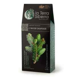 Чайный напиток со специями из серии 'La Terra Siberra' с пихтой сибирской 60 гр., Цвет: зеленый, черный, Размер: 8,5 x 19.3 x 4,7 см
