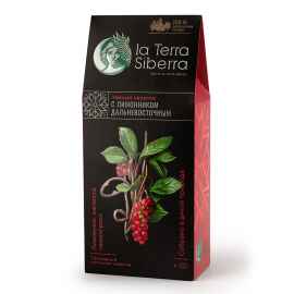 Чайный напиток со специями из серии 'La Terra Siberra' с лимонником дальневосточным 60 гр., Цвет: черный, красный, Размер: 8,5 x 19.3 x 4,7 см