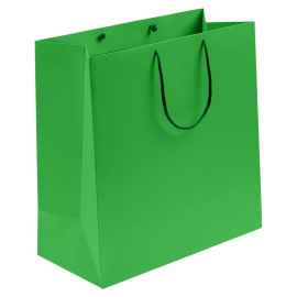 Пакет бумажный Porta L, зеленый, Цвет: зеленый, Размер: 35x35x16 см