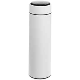 Смарт-бутылка с заменяемой батарейкой Long Therm, белая, Цвет: белый, Объем: 500