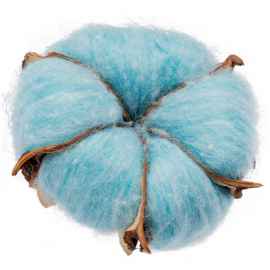 Цветок хлопка Cotton, голубой, Цвет: голубой, Размер: коробка: 13х19х6 см