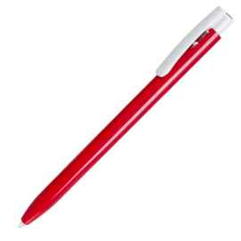 ELLE, ручка шариковая, красный/белый, пластик, Цвет: красный, белый