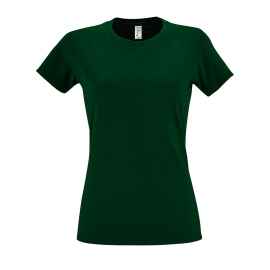 Футболка женская IMPERIAL WOMEN S тёмно-зелёный 100% хлопок 190г/м2, Цвет: темно-зелёный, Размер: S