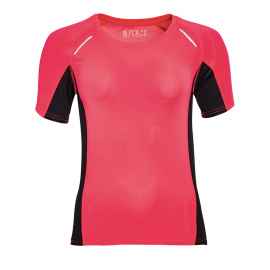 Футболка для бега 'Sydney women', розовый_XS, 92% х/б, 8% эластан, 180 г/м2, Цвет: розовый, Размер: XS
