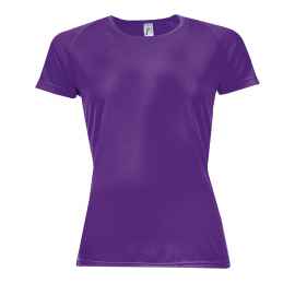 Футболка 'Sporty women', темно-фиолетовый_XL, 100% п/э, 140 г/м2, Цвет: фиолетовый, Размер: XL