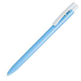 ELLE, ручка шариковая, голубой/белый, пластик, Цвет: голубой, белый