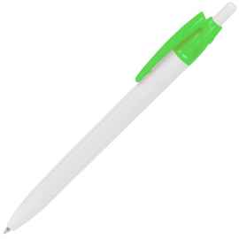 N2, ручка шариковая, зеленый/белый, пластик, Цвет: белый, зеленый, Размер: 9х145 мм