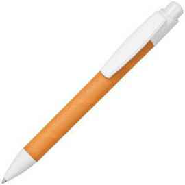 ECO TOUCH, ручка шариковая, оранжевый, картон/пластик, Цвет: оранжевый
