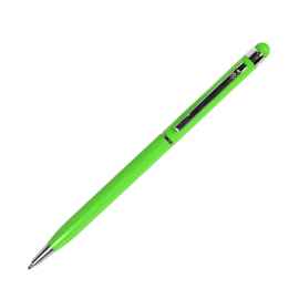 TOUCHWRITER, ручка шариковая со стилусом для сенсорных экранов, светло-зеленый/хром, металл, Цвет: светло-зеленый