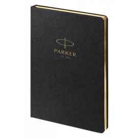 Ежедневник недатированный, черный c нанесением Logo Parker