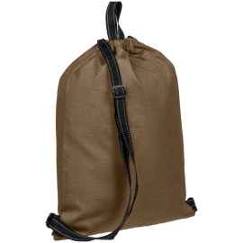 Рюкзак-мешок Melango, коричневый, Цвет: коричневый