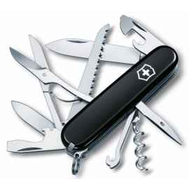 Офицерский нож Huntsman 91, черный, Цвет: черный, Размер: 9,1x2,7x2,1 см