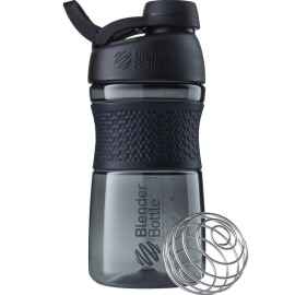 Спортивный шейкер SportMixer Twist Cap, черный, Цвет: черный, Объем: 500