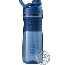 Спортивный шейкер SportMixer Twist Cap, большой, синий, Цвет: синий, Объем: 800