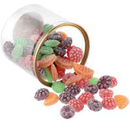 Карамель леденцовая Candy Crush, со вкусом фруктов, с прозрачной крышкой, Цвет: прозрачный