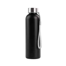 Бутылка для воды 'Natural' 600 мл, черный, Цвет: черный