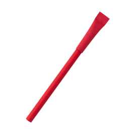 Ручка картонная Greta с колпачком, красная, Цвет: красный