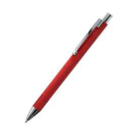 Ручка металлическая Elegant Soft софт-тач, красная, Цвет: красный