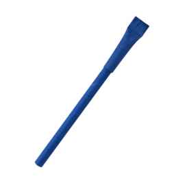 Ручка картонная Greta с колпачком, синяя, Цвет: синий