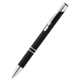 Ручка металлическая Molly софт-тач, черная, Цвет: черный
