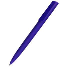 Ручка пластиковая Lavy софт-тач, тёмно-синяя, Цвет: синий