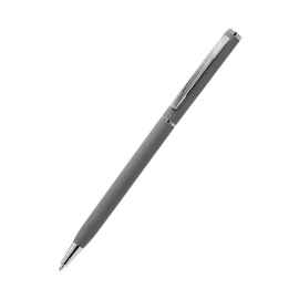 Ручка металлическая Tinny Soft софт-тач, серая, Цвет: серый