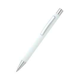 Ручка металлическая Rebecca софт-тач, белая, Цвет: белый