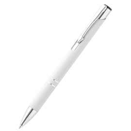 Ручка металлическая Molly софт-тач, белая, Цвет: белый