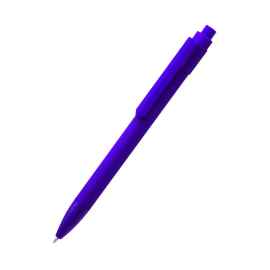Ручка пластиковая Pit Soft софт-тач, синяя, Цвет: синий