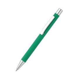 Ручка металлическая Rebecca софт-тач, зеленая, Цвет: зеленый