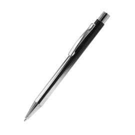 Ручка металлическая Синергия, черная, Цвет: черный
