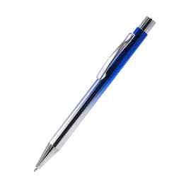 Ручка металлическая Синергия, синяя, Цвет: синий