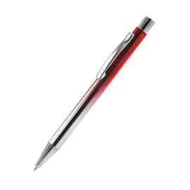 Ручка металлическая Синергия, красная, Цвет: красный