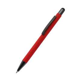 Ручка металлическая Story софт-тач, красная, Цвет: красный