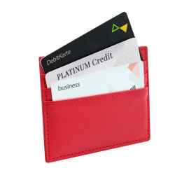 Держатель банковских карт Versal, красный, Цвет: красный