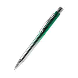 Ручка металлическая Синергия, зеленая, Цвет: зеленый