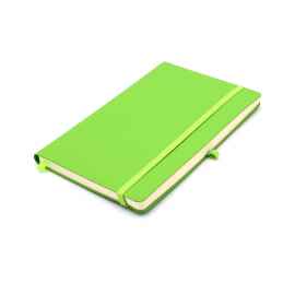 Блокнот А5 &quot;Legato&quot; с линованными страницами, зеленый, Цвет: зеленый