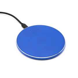 Беспроводное зарядное устройство Flappy 10W, синий, Цвет: синий