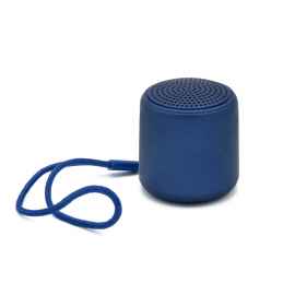 Беспроводная Bluetooth колонка Music TWS софт-тач, темно-синяя, Цвет: темно-синий